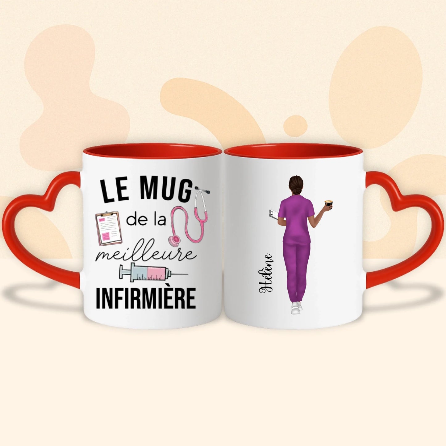 PHOTO PRODUIT TEEINBLUE MUG COEUR ROUGE 2