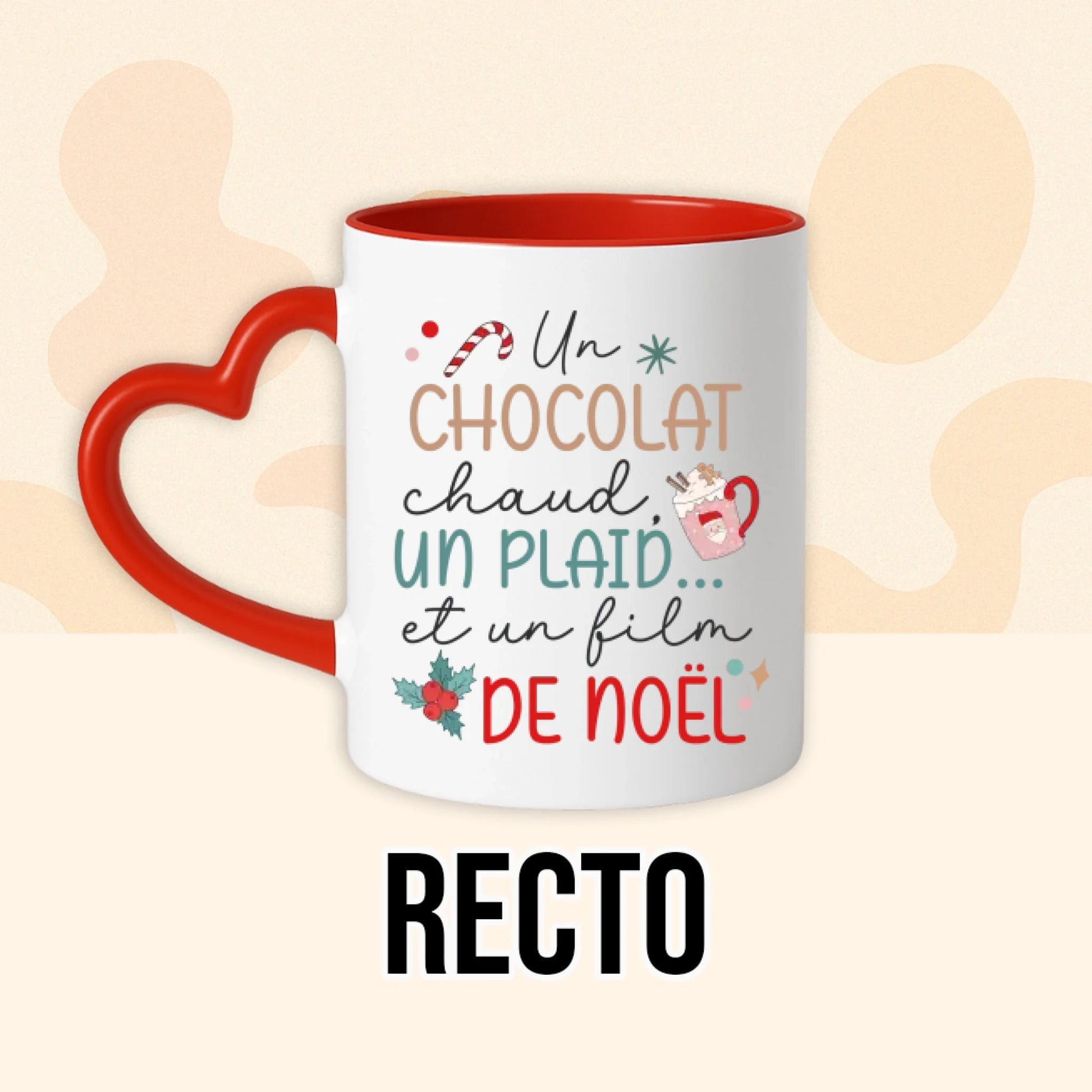 PHOTO PRODUIT TEEINBLUE RECTO MUG ROUGE