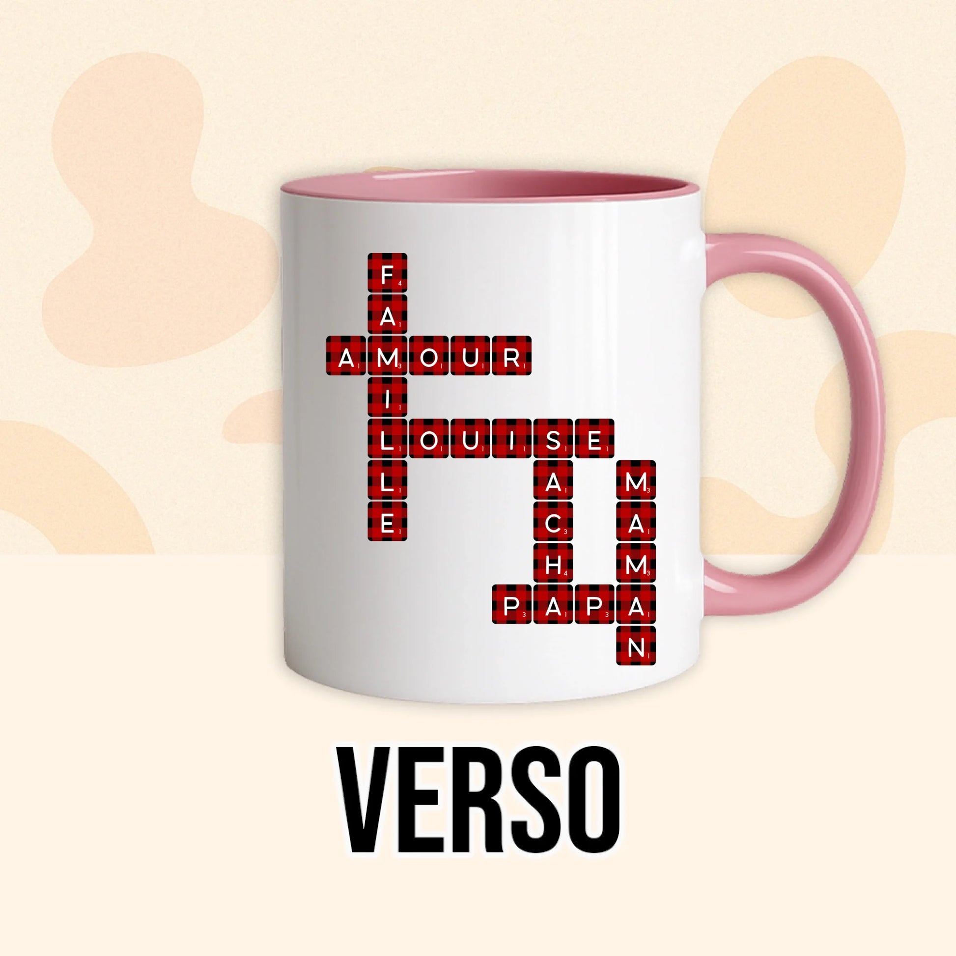 PHOTO PRODUIT TEEINBLUE VERSO MUG ROSE