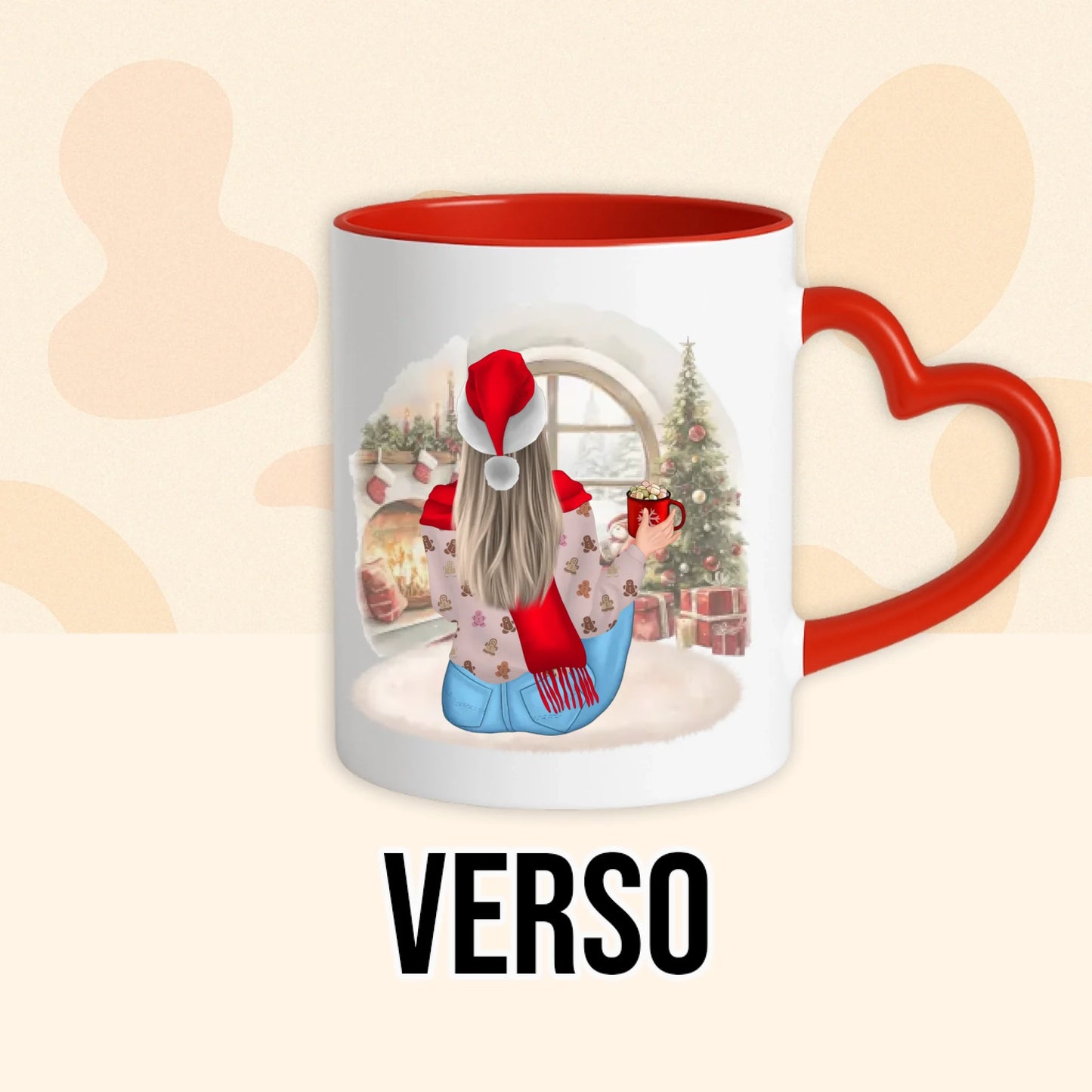 PHOTO PRODUIT TEEINBLUE VERSO MUG ROUGE