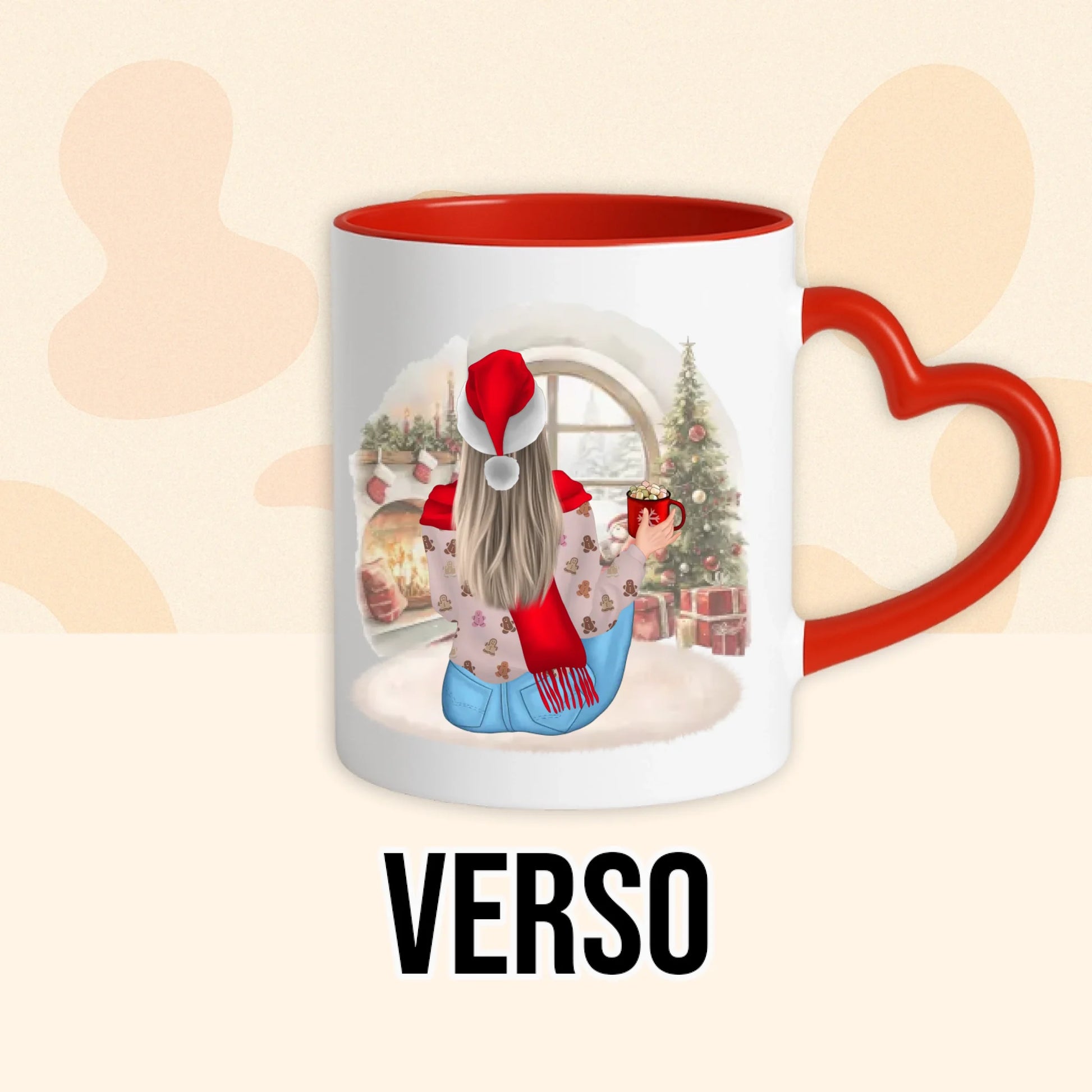 PHOTO PRODUIT TEEINBLUE VERSO MUG ROUGE