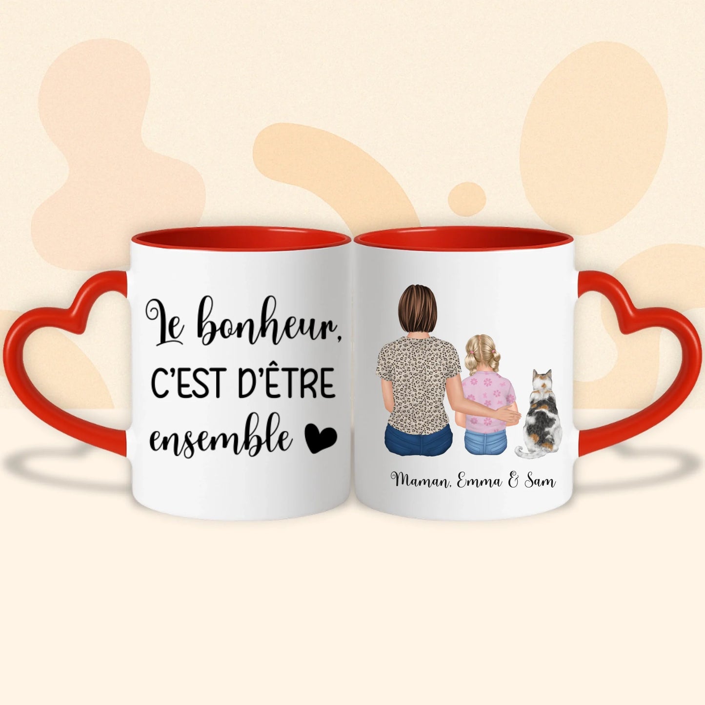 PHOTO PRODUIT TEEINBLUE MUG COEUR ROUGE 2