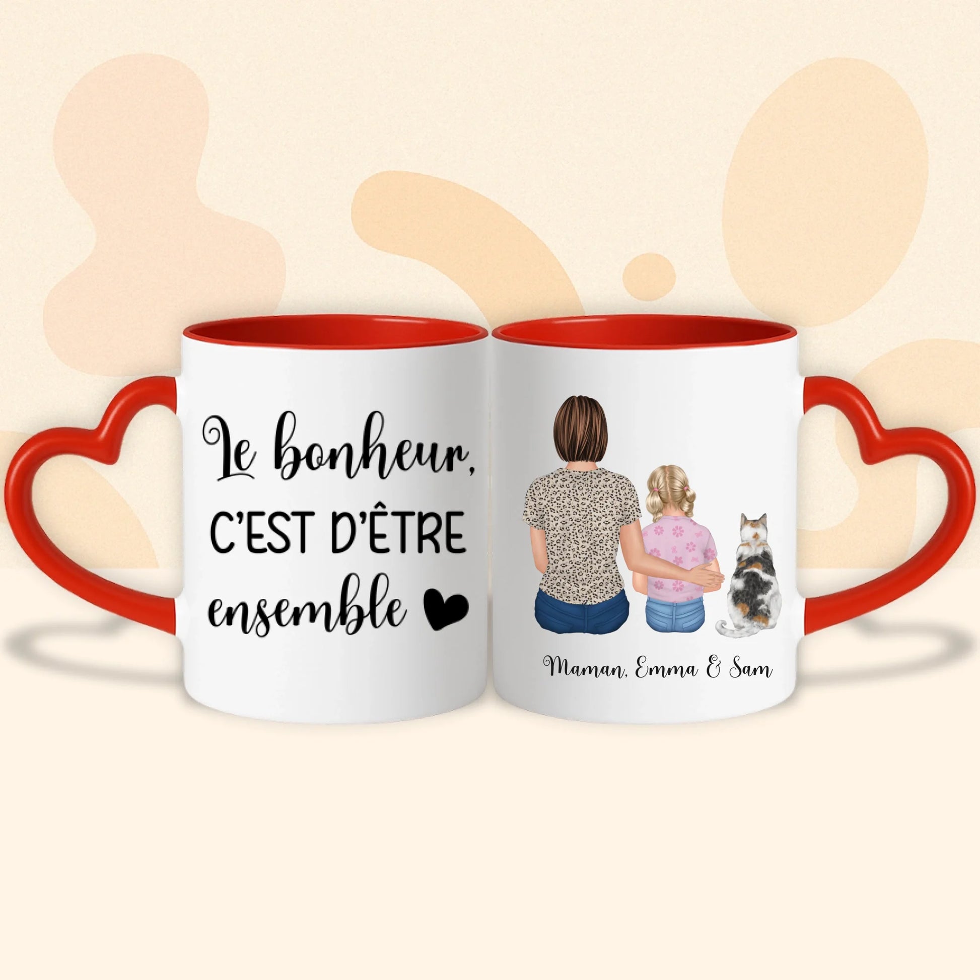 PHOTO PRODUIT TEEINBLUE MUG COEUR ROUGE 2