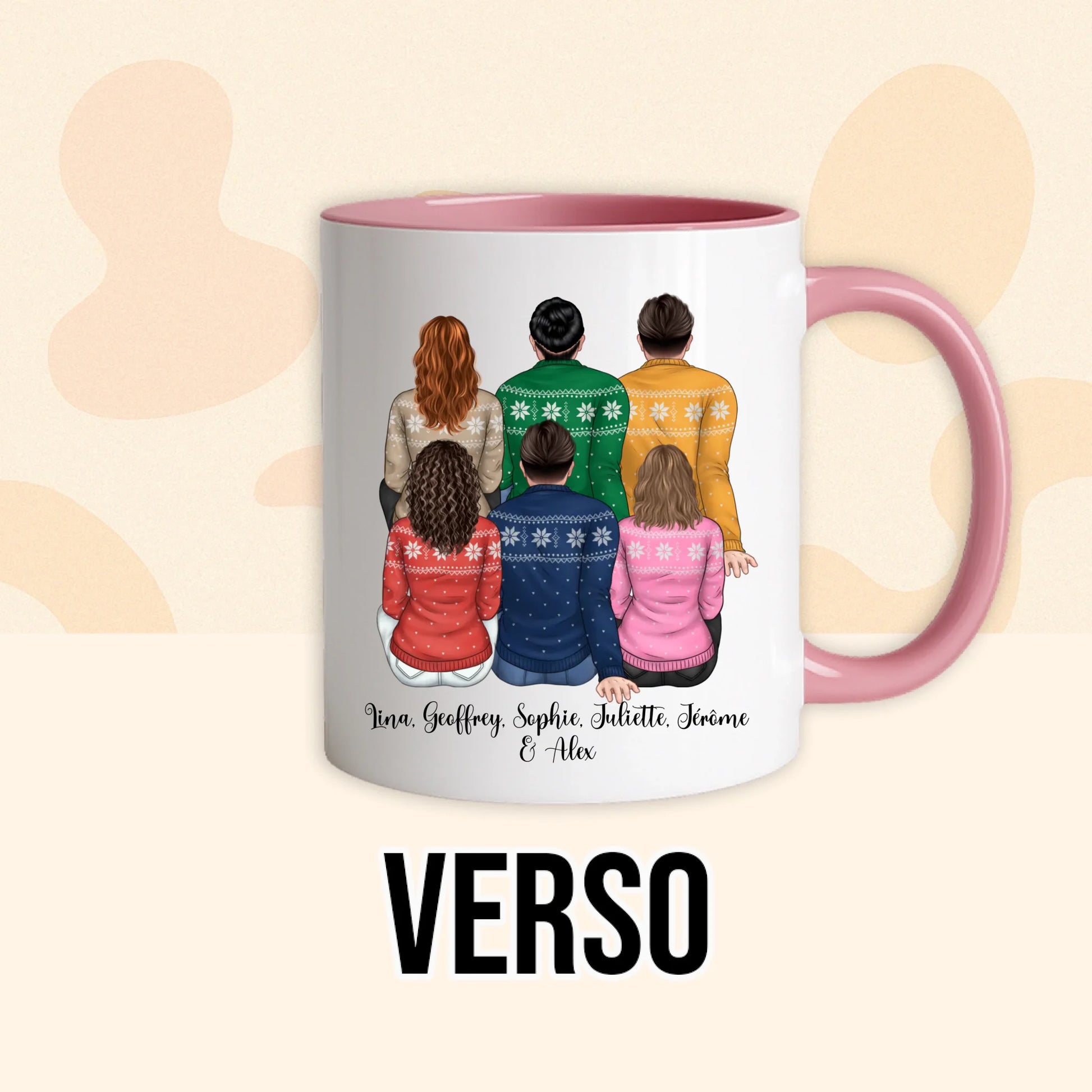 PHOTO PRODUIT TEEINBLUE VERSO MUG ROSE