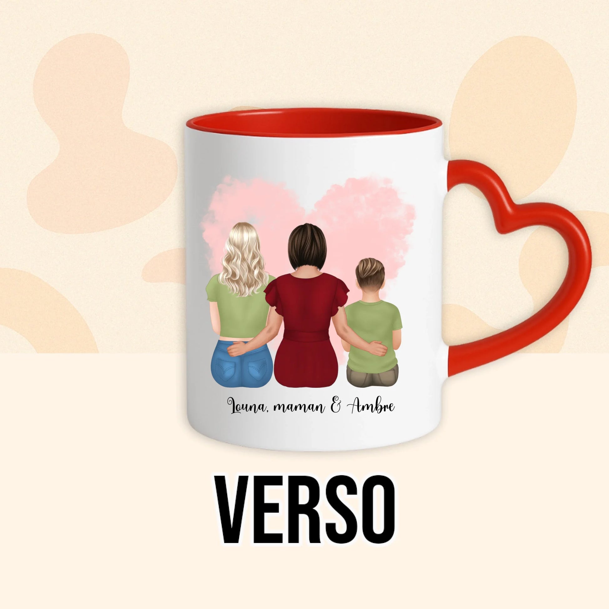 PHOTO PRODUIT TEEINBLUE VERSO MUG ROUGE