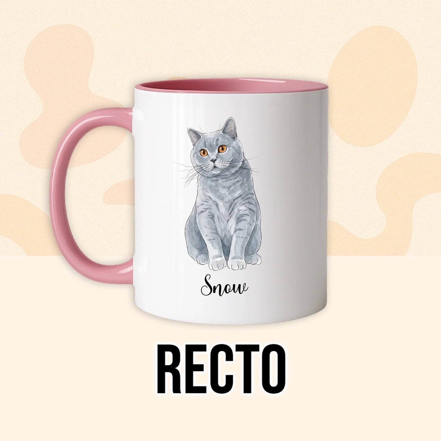 PHOTO PRODUIT TEEINBLUE RECTO MUG ROSE