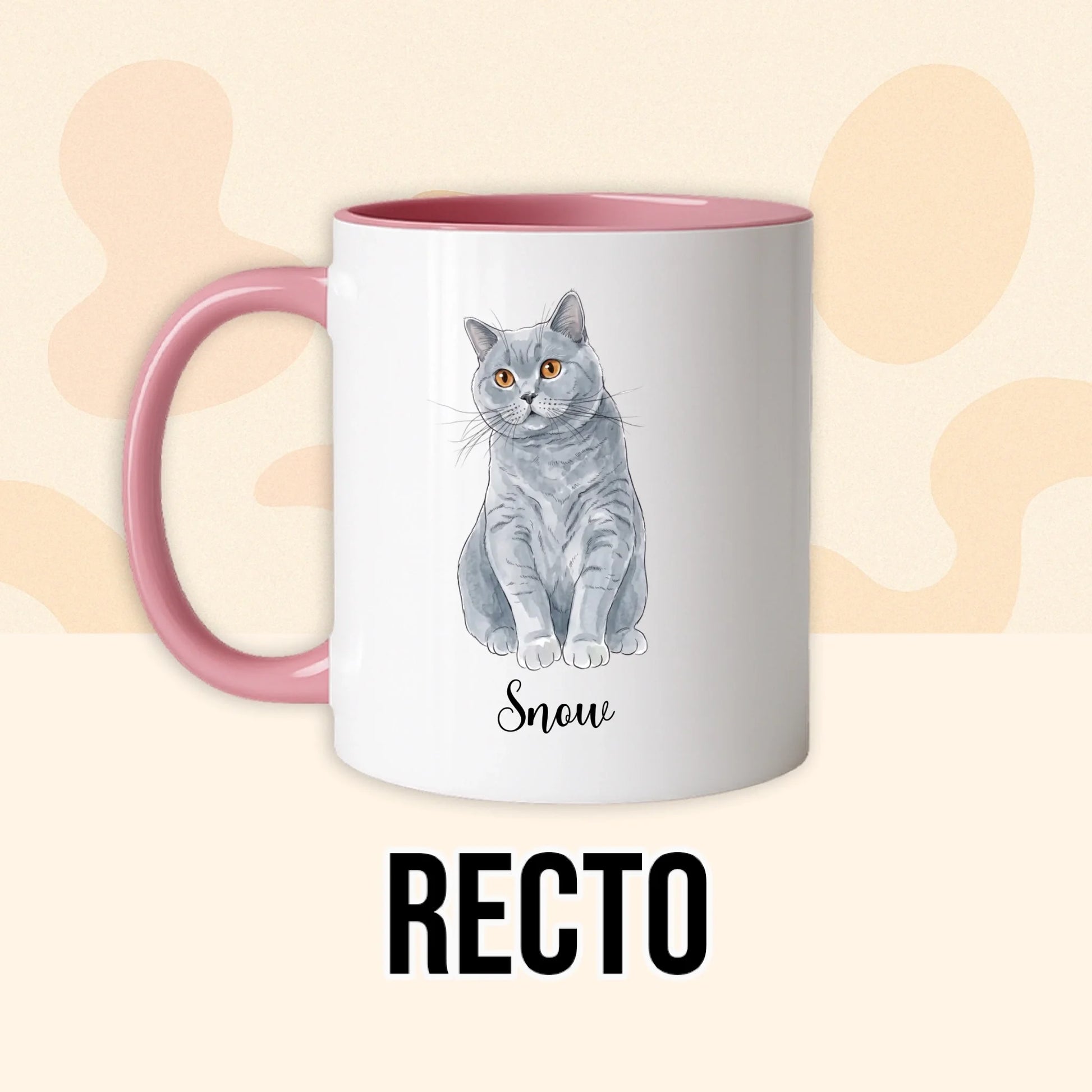 PHOTO PRODUIT TEEINBLUE RECTO MUG ROSE
