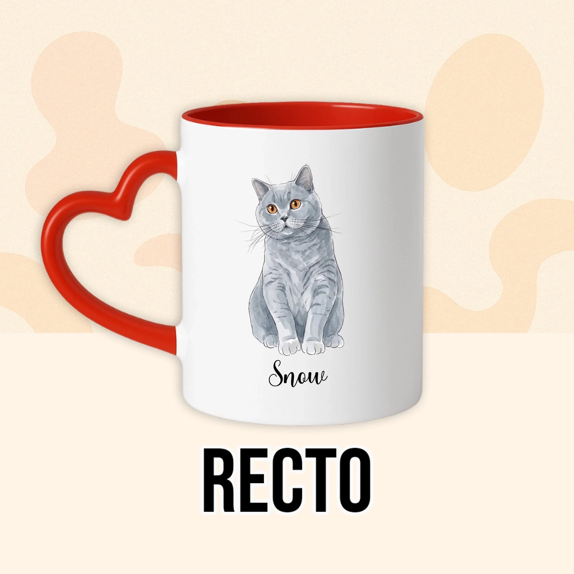 PHOTO PRODUIT TEEINBLUE RECTO MUG ROUGE
