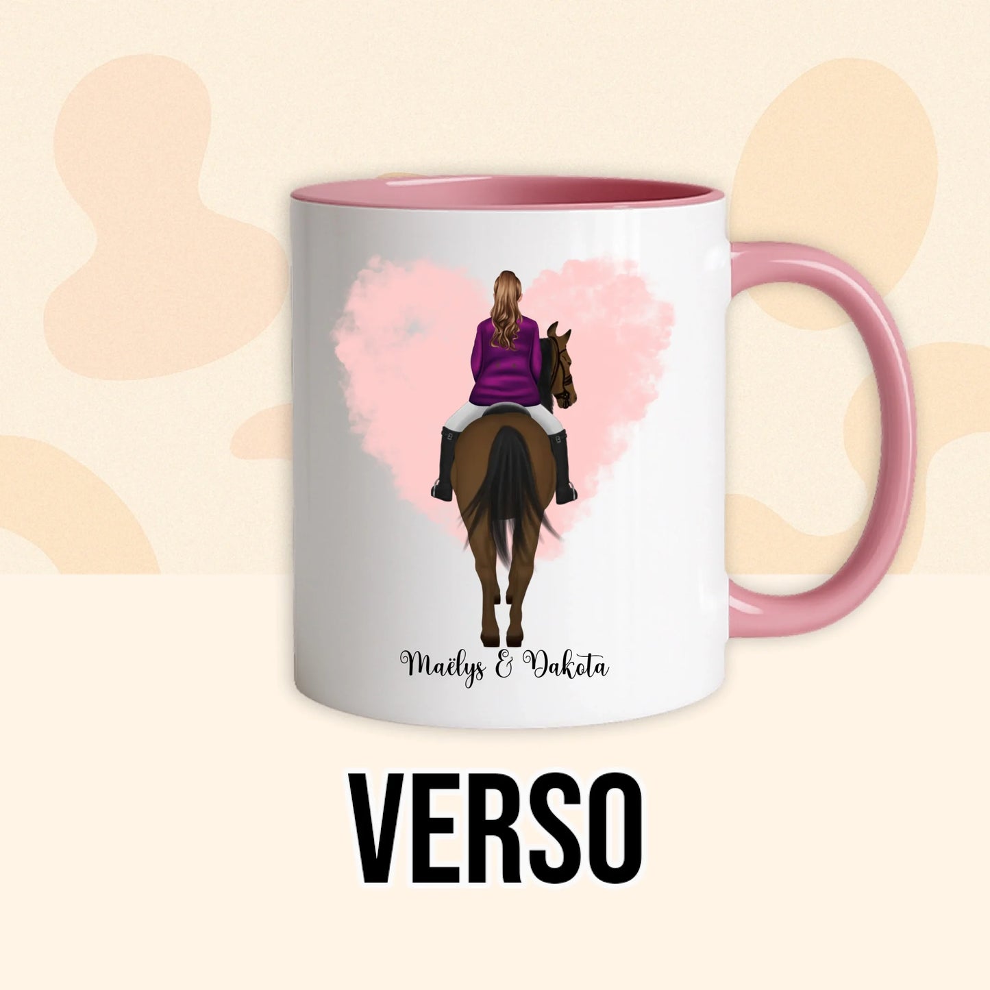 PHOTO PRODUIT TEEINBLUE VERSO MUG ROSE