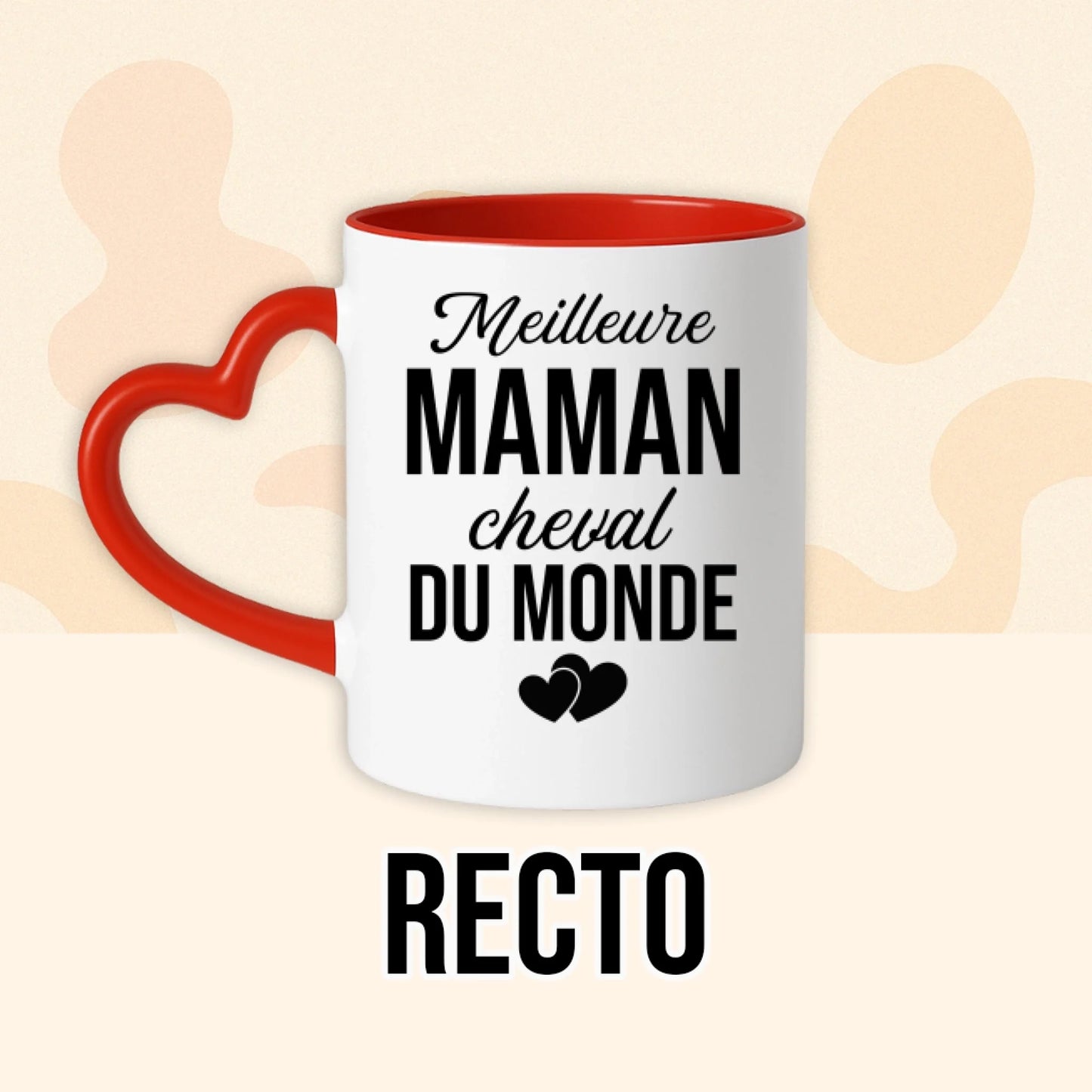 PHOTO PRODUIT TEEINBLUE RECTO MUG ROUGE