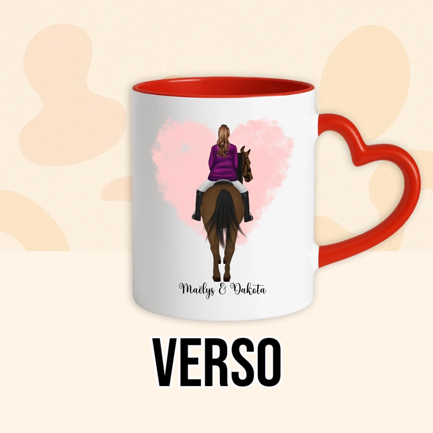 PHOTO PRODUIT TEEINBLUE VERSO MUG ROUGE