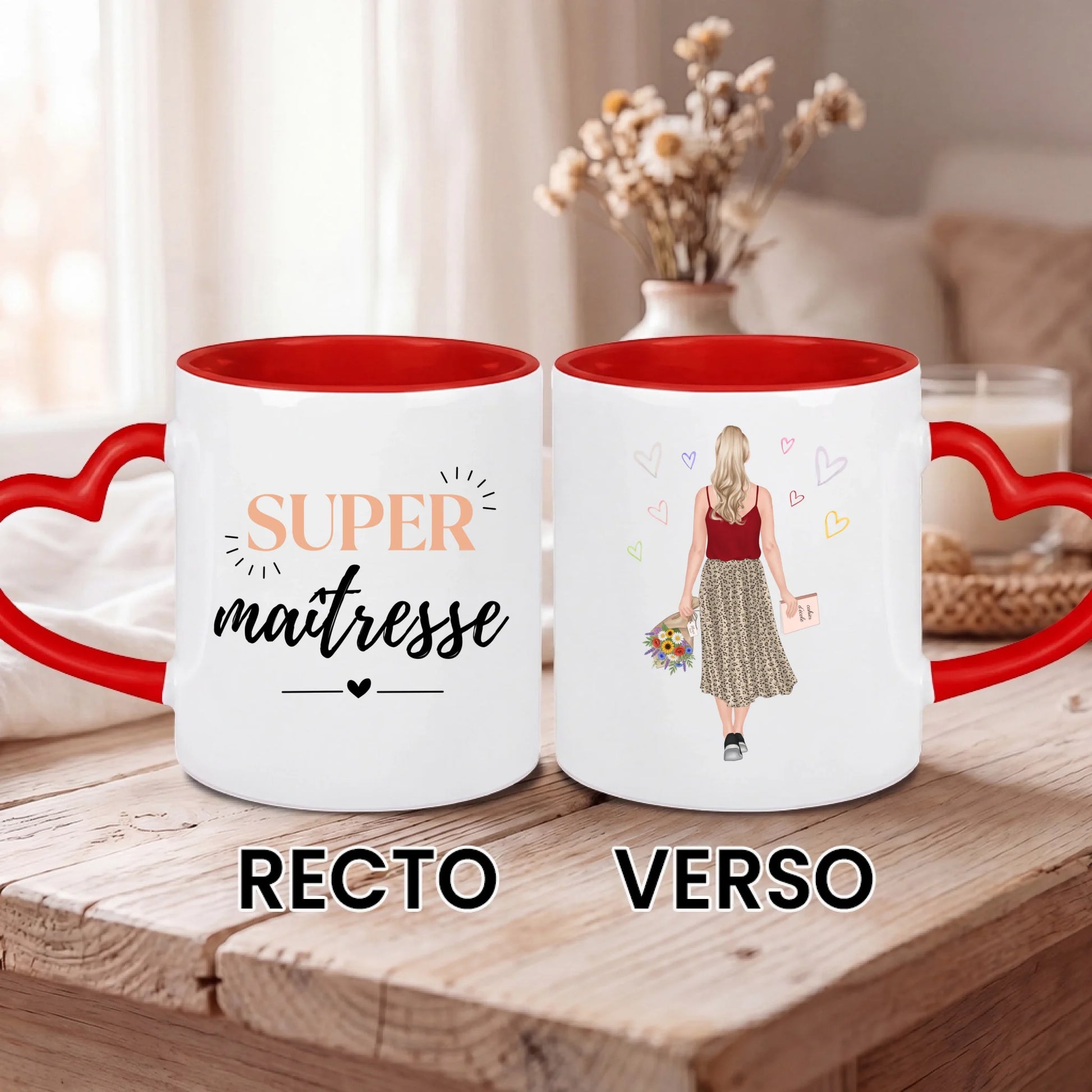 PHOTO PRODUIT TEEINBLUE MUG COEUR ROUGE 2