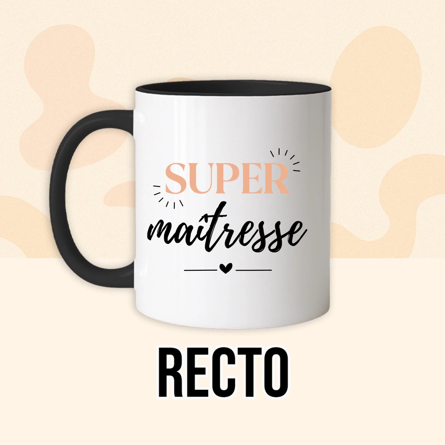 PHOTO PRODUIT TEEINBLUE RECTO MUG NOIR