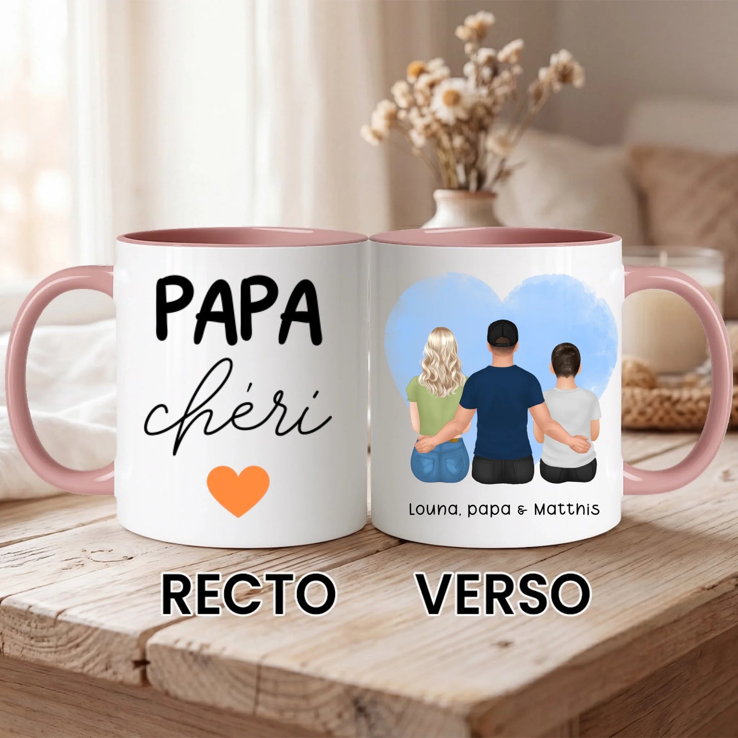 PHOTO PRODUIT TEEINBLUE MUG ROSE 2