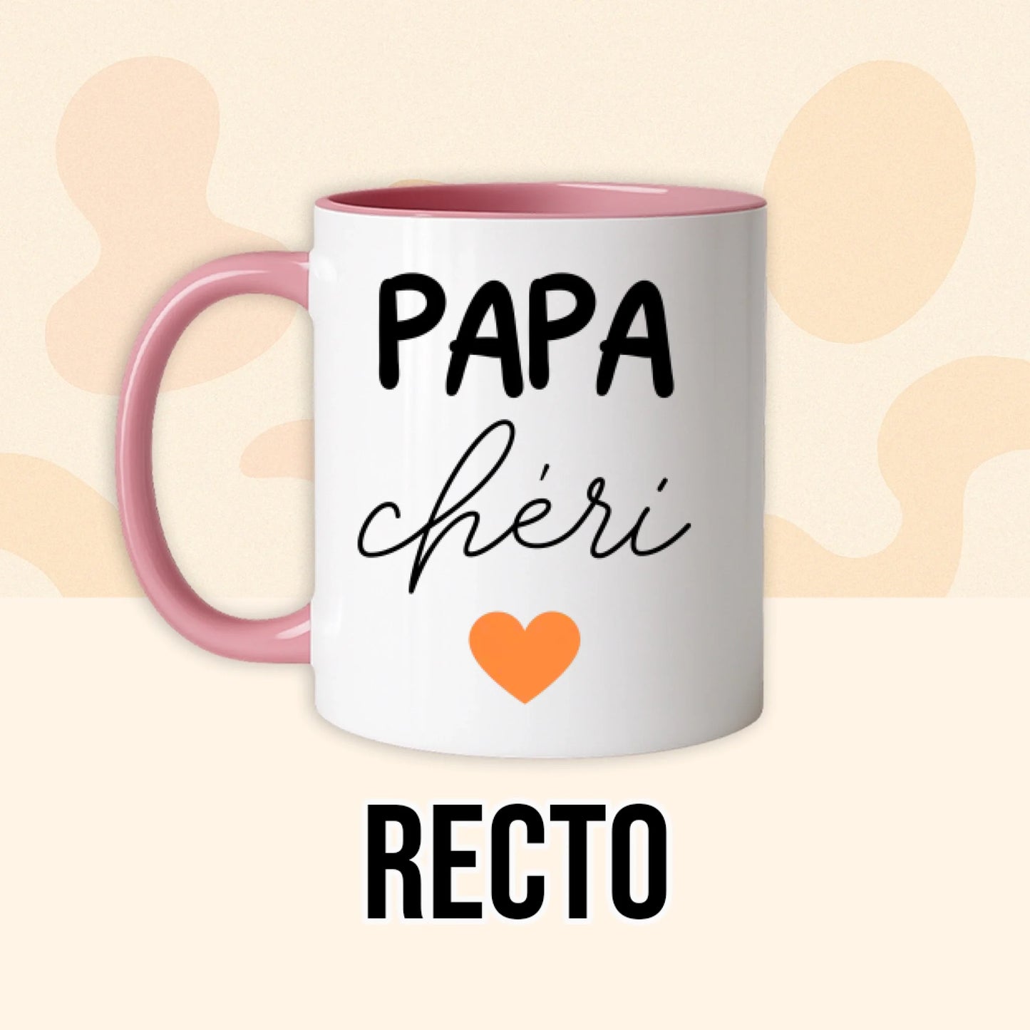 PHOTO PRODUIT TEEINBLUE RECTO MUG ROSE