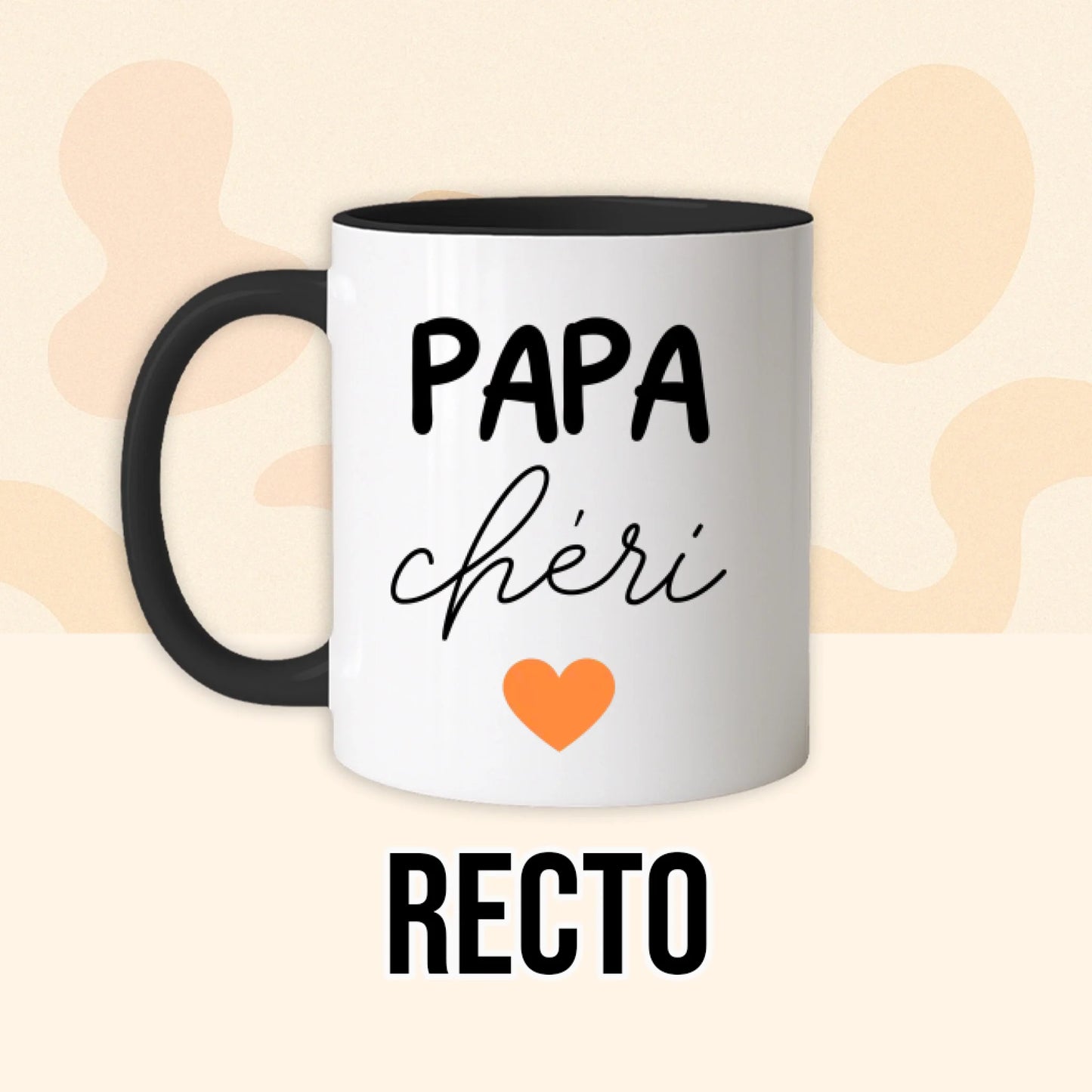 PHOTO PRODUIT TEEINBLUE RECTO MUG NOIR
