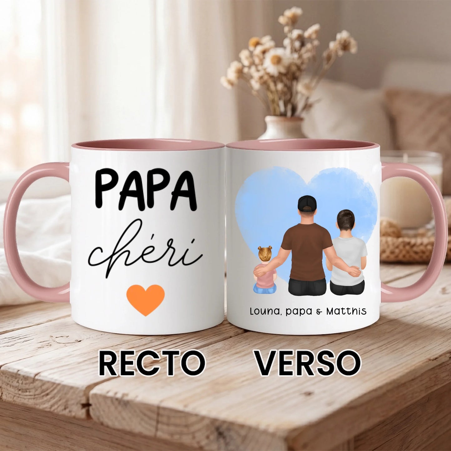 PHOTO PRODUIT TEEINBLUE MUG ROSE 2