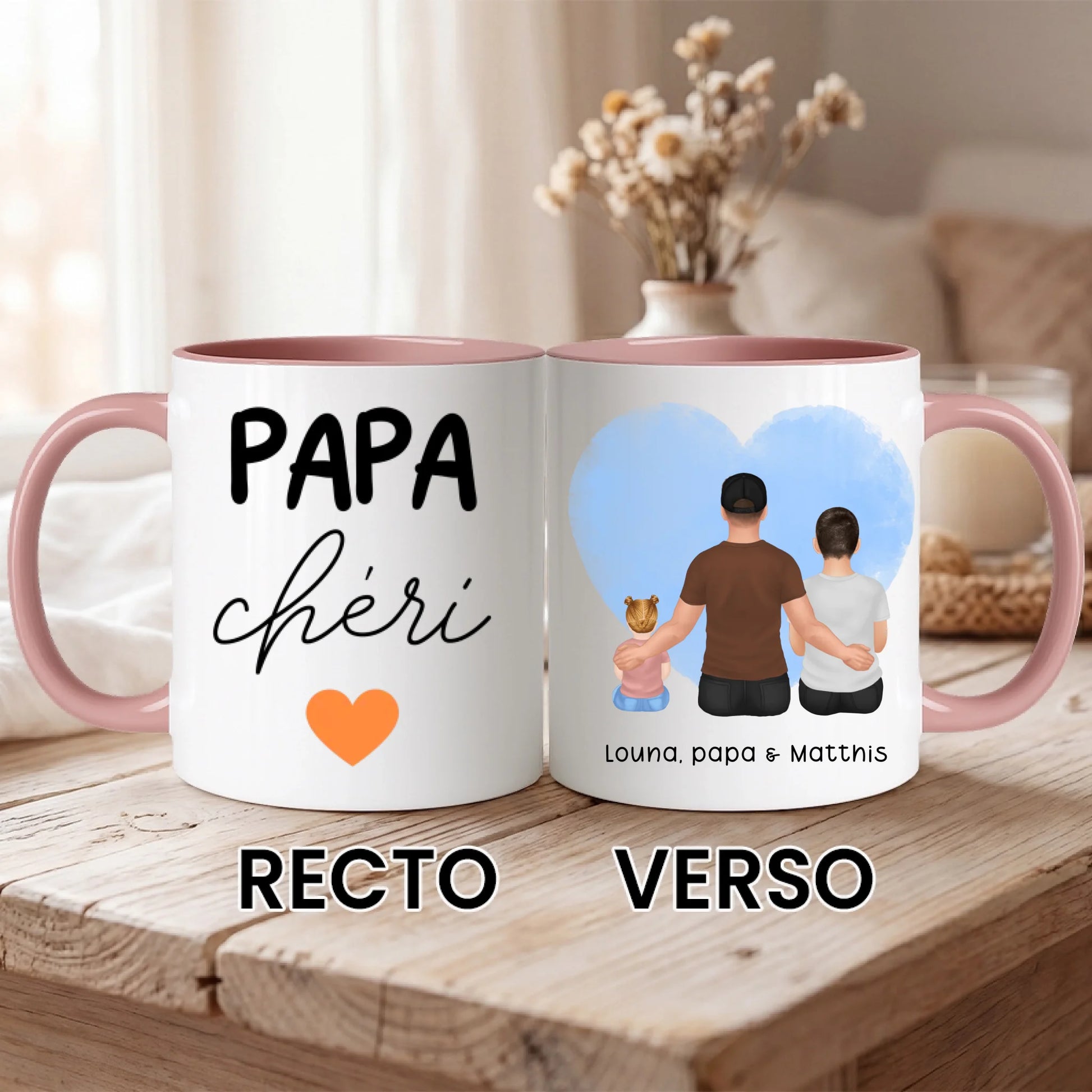 PHOTO PRODUIT TEEINBLUE MUG ROSE 2