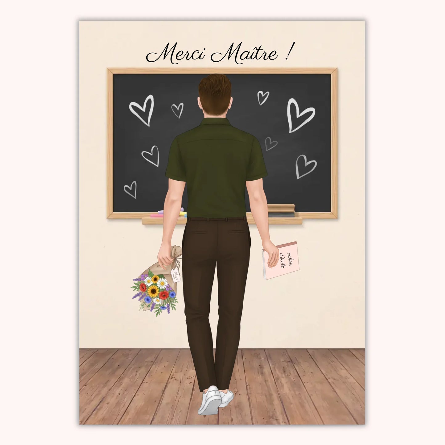 Affiche Personnalisée - Merci Maître
