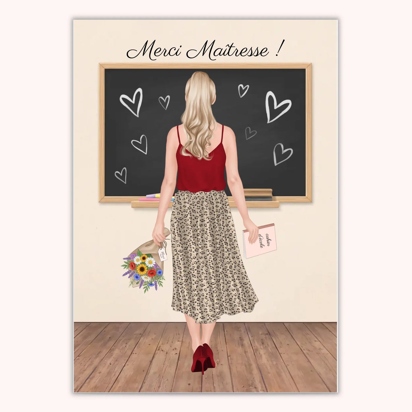 Affiche Personnalisée - Merci Maître