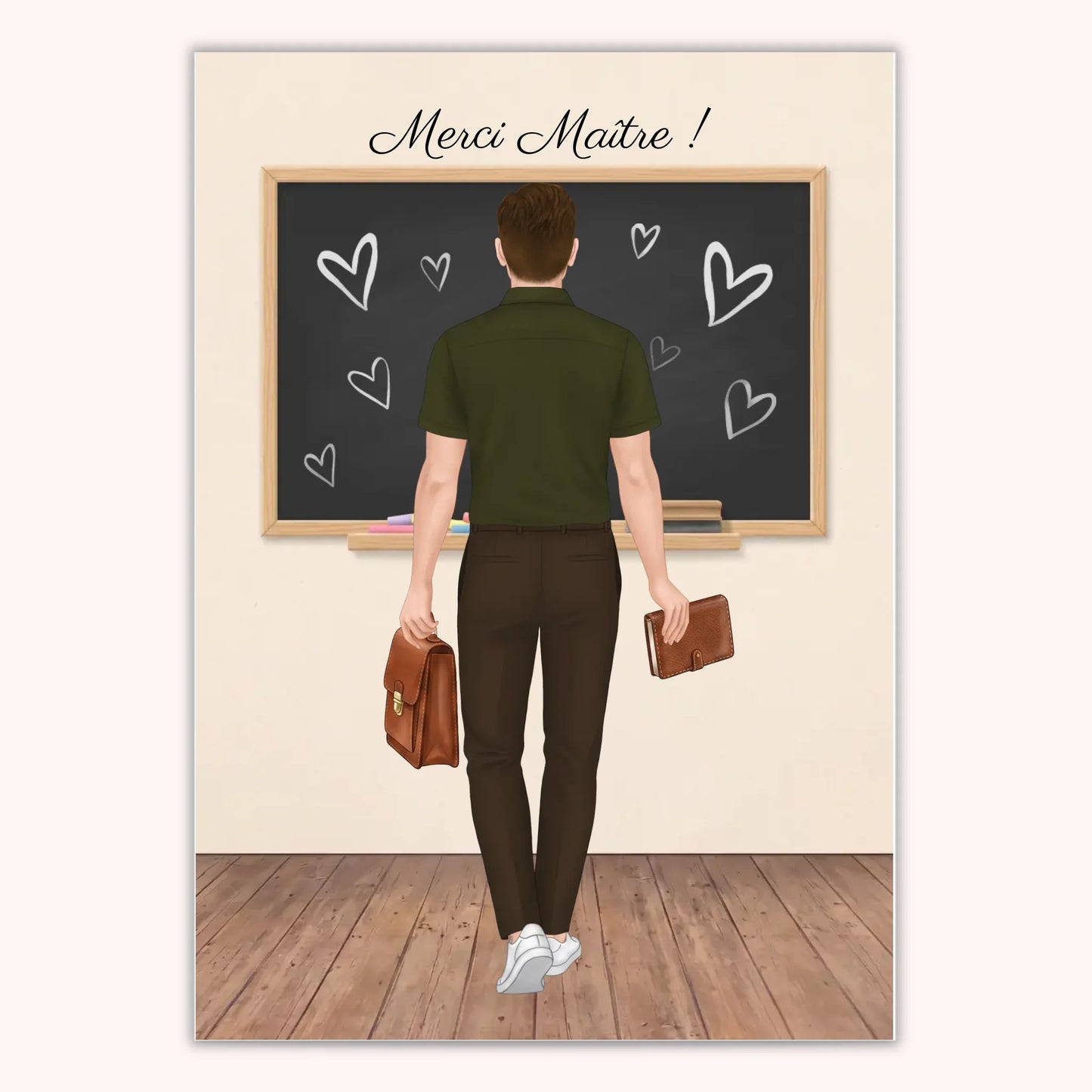 Affiche Personnalisée - Merci Maîtresse