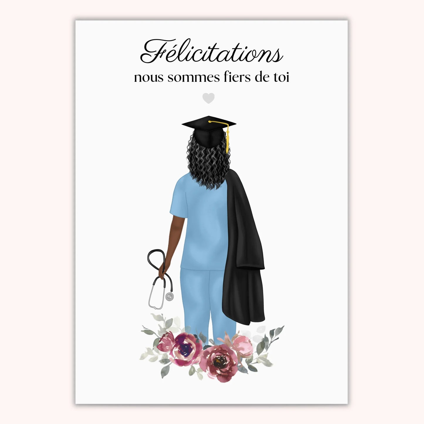 Affiche Personnalisée - Diplôme Médical Femme
