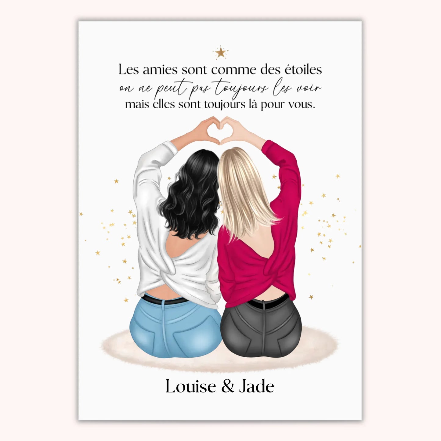 Affiche Personnalisée - Meilleures Amies