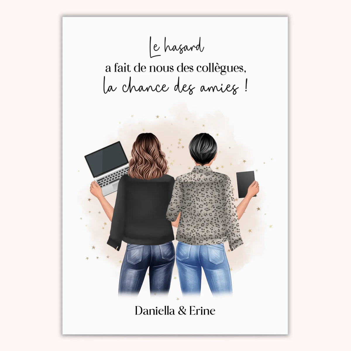 Affiche Personnalisée - 2 à 4 Collègues