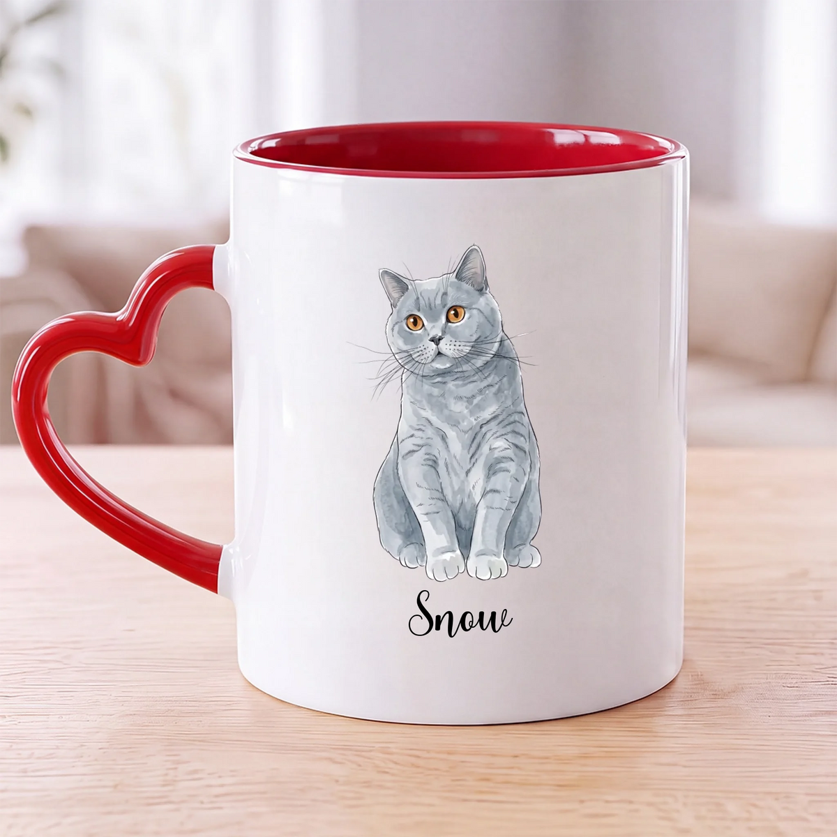 MOCKUP MUG BLANC ROUGE COEUR RECTO
