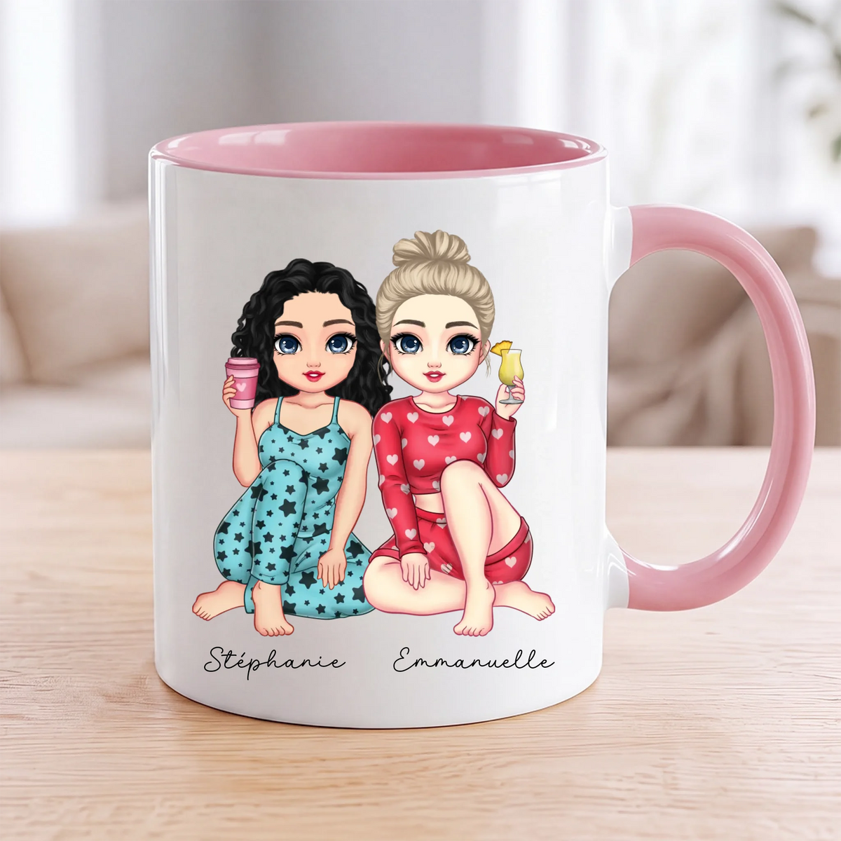 MOCKUP MUG BLANC ROSE VERSO