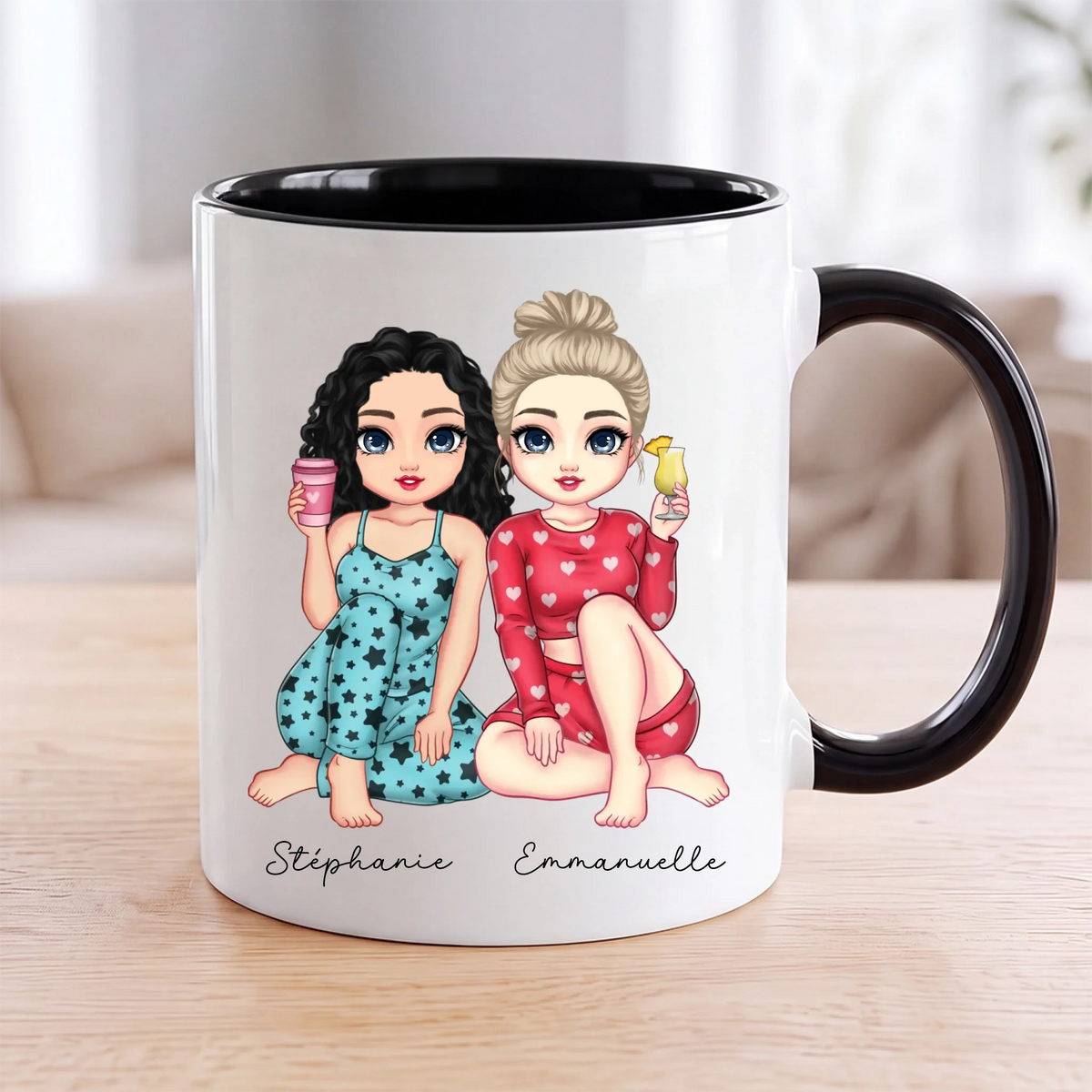 MOCKUP MUG BLANC NOIR VERSO