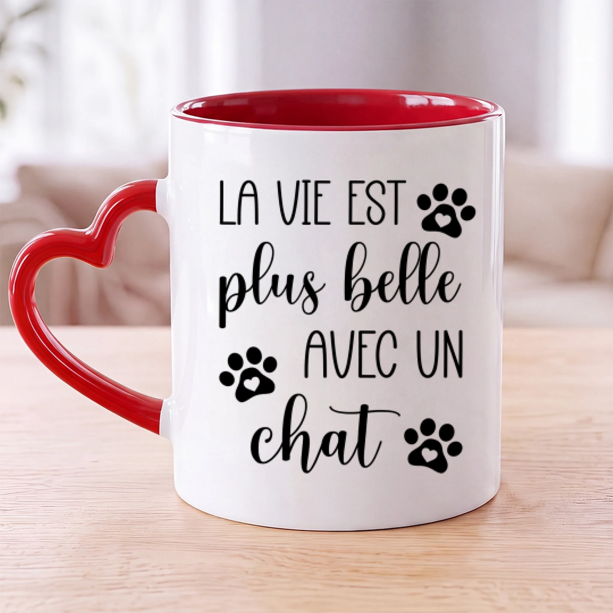 MOCKUP MUG BLANC ROUGE COEUR RECTO