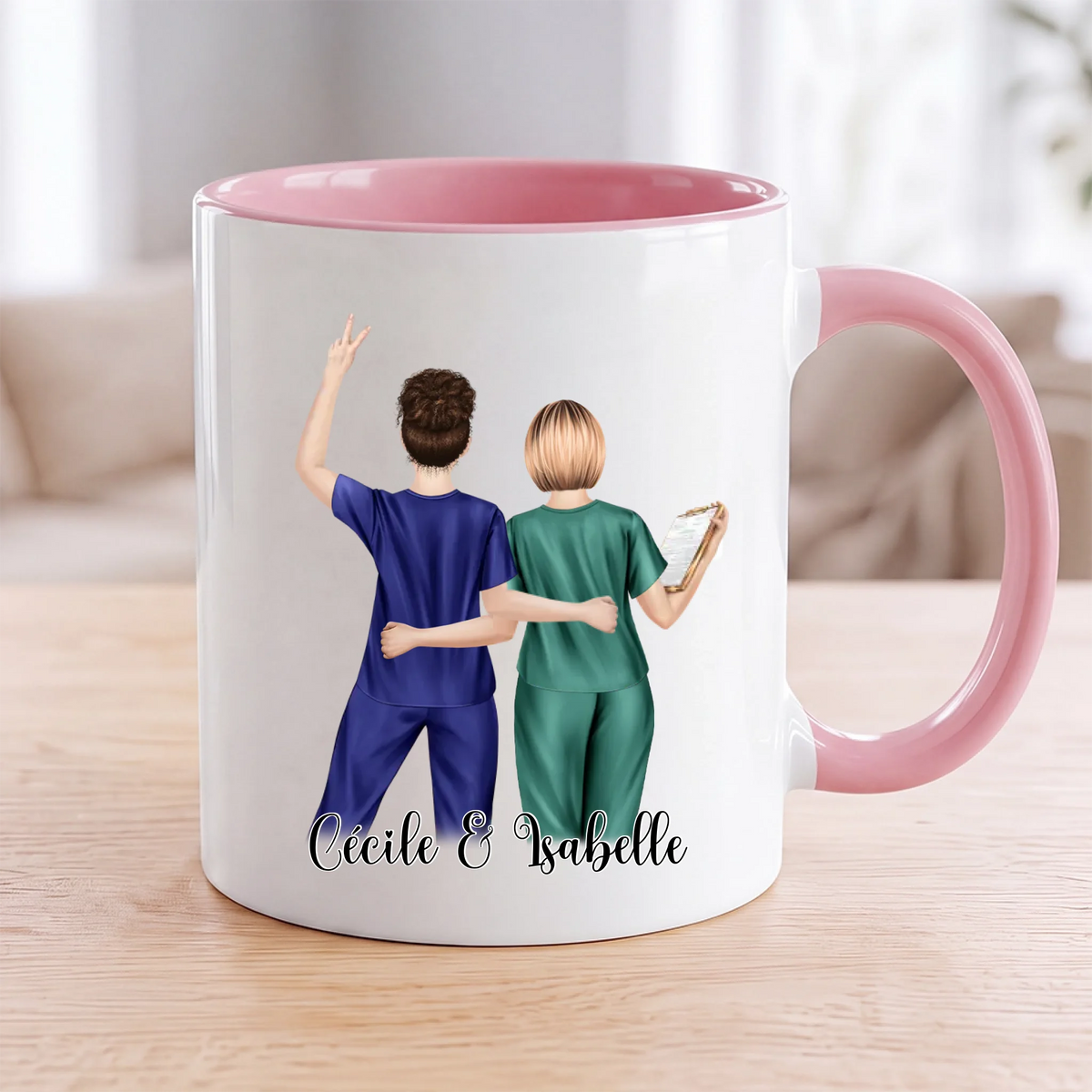 MOCKUP MUG BLANC ROSE VERSO