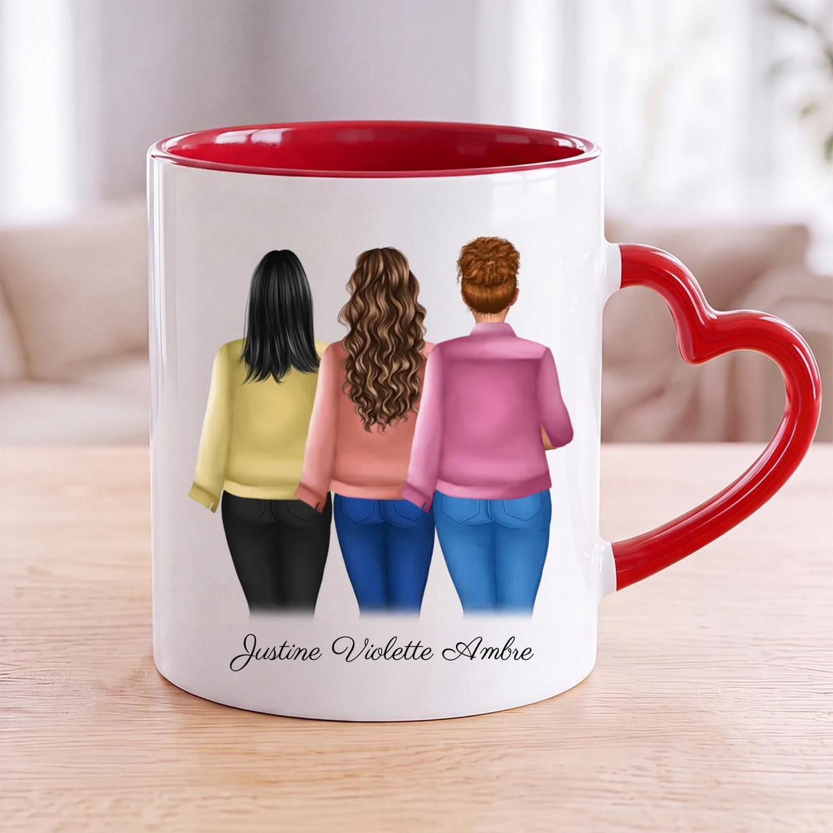 MOCKUP MUG BLANC ROUGE COEUR VERSO
