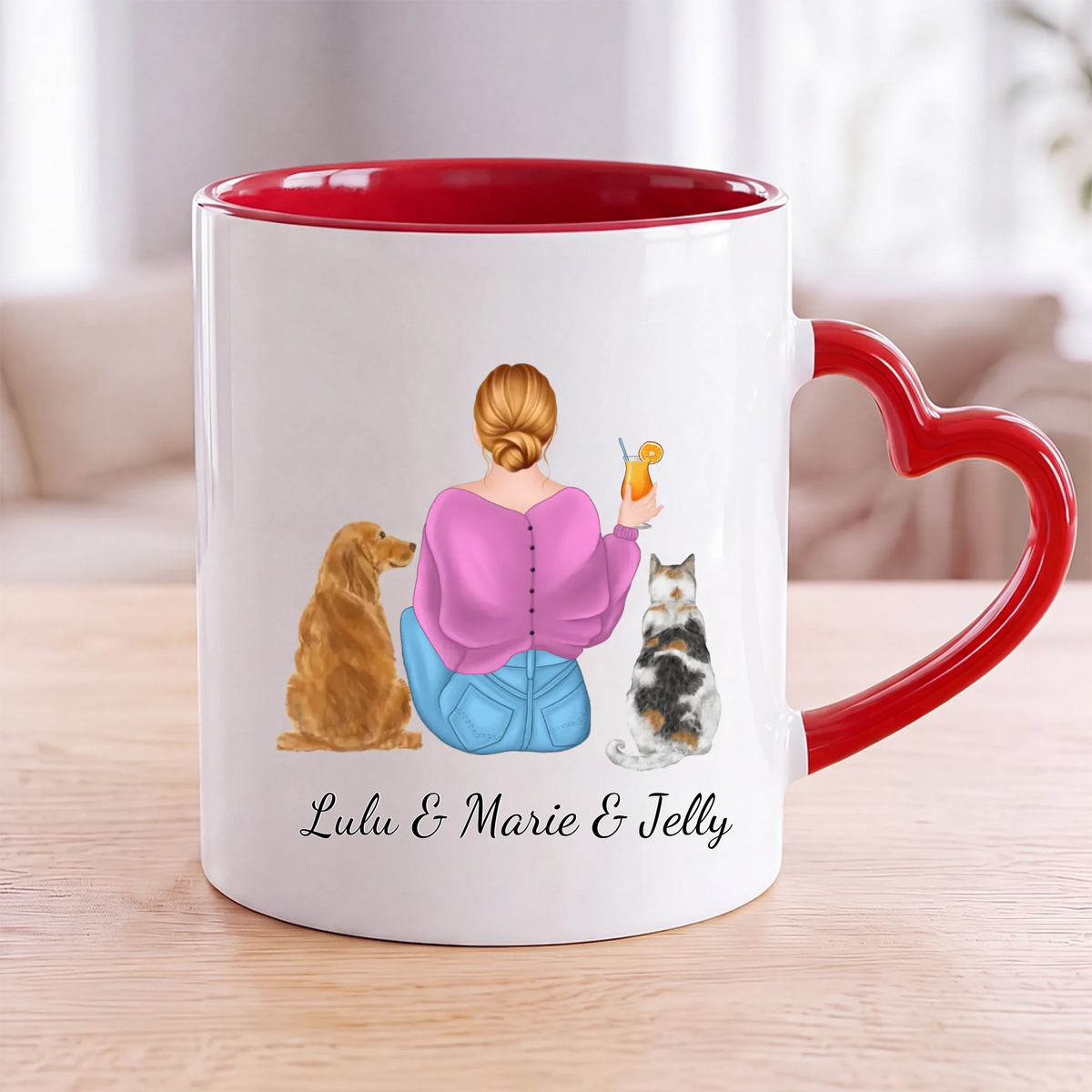 MOCKUP MUG BLANC ROUGE COEUR VERSO