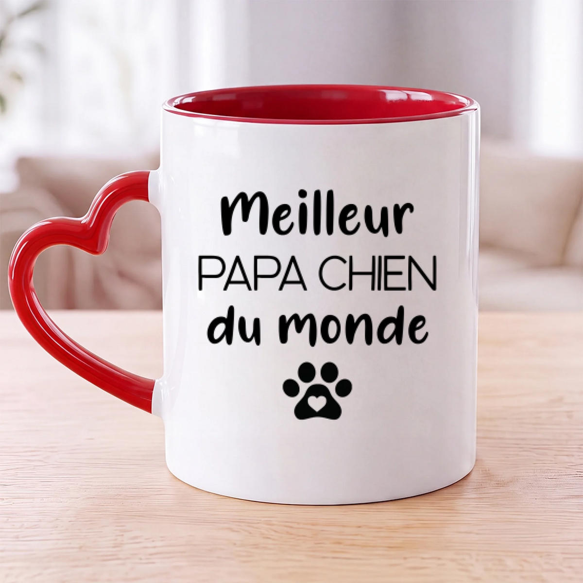 MOCKUP MUG BLANC ROUGE COEUR RECTO