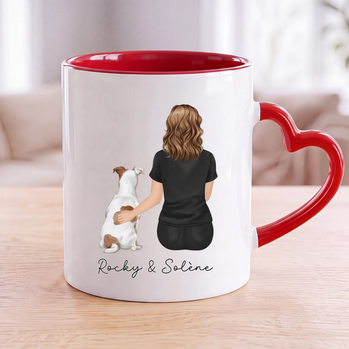 MOCKUP MUG BLANC ROUGE COEUR VERSO