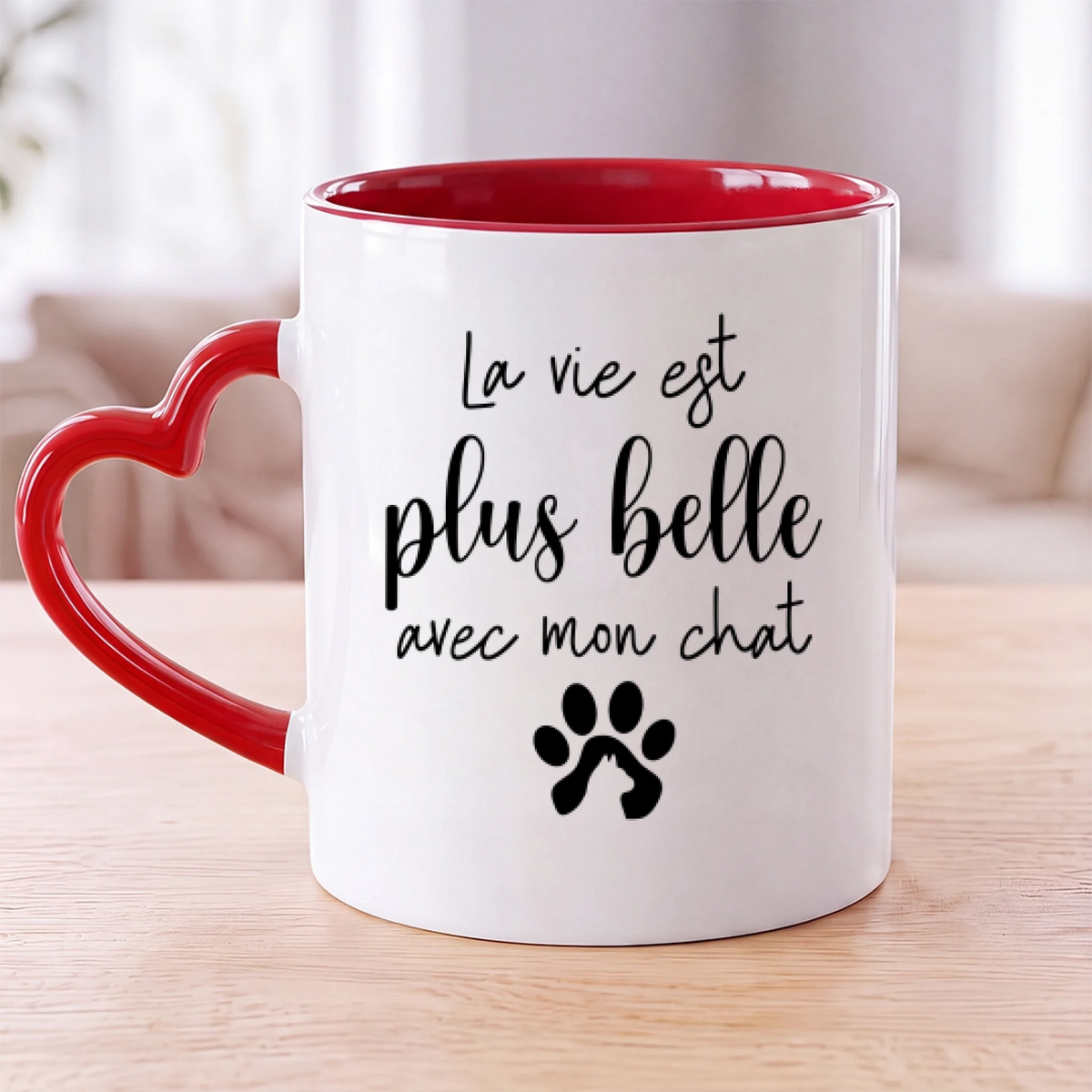 MOCKUP MUG BLANC ROUGE COEUR RECTO