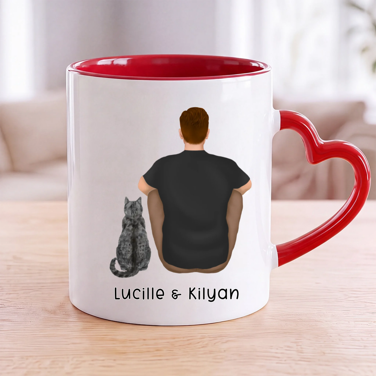 MOCKUP MUG BLANC ROUGE COEUR VERSO