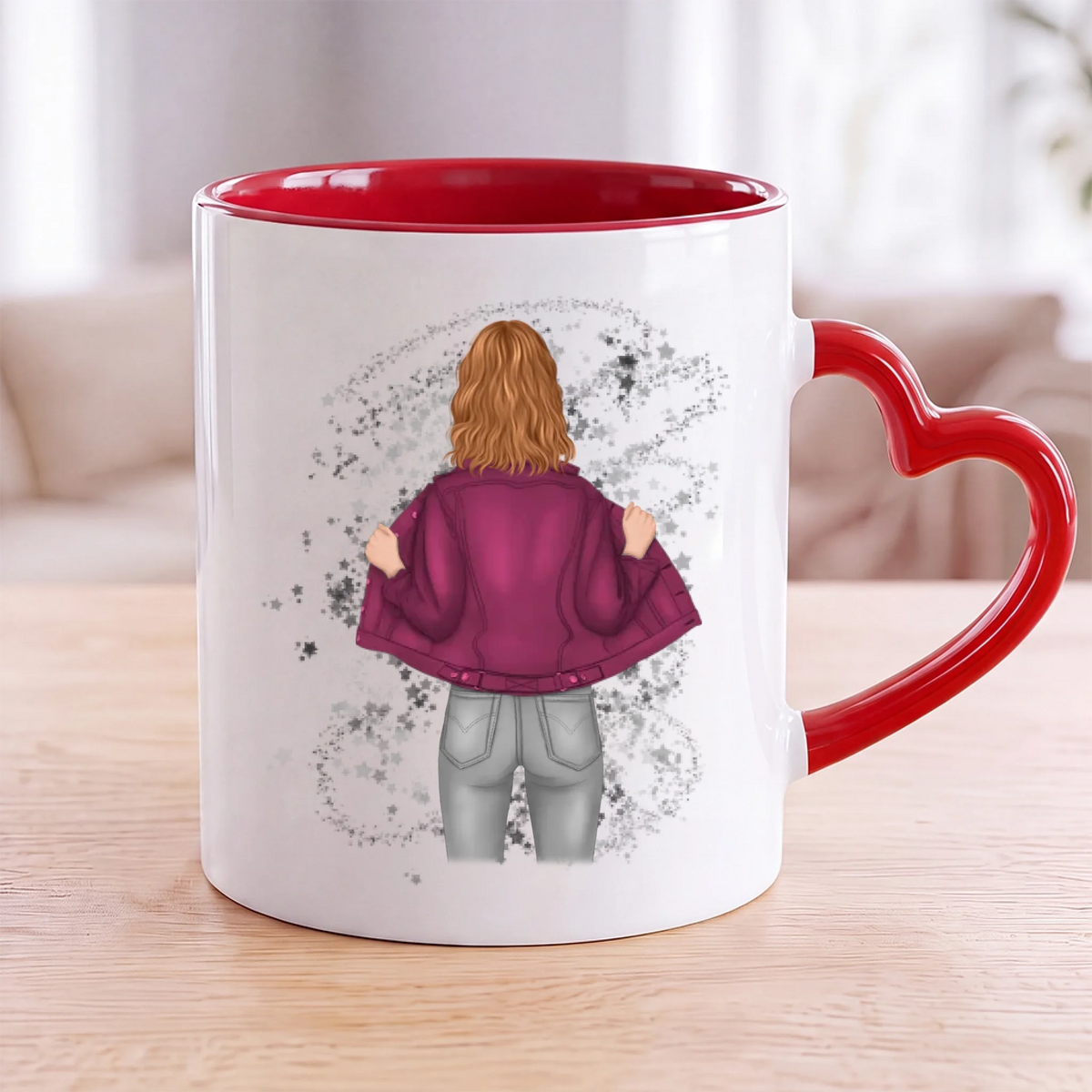 MOCKUP MUG BLANC ROUGE COEUR VERSO