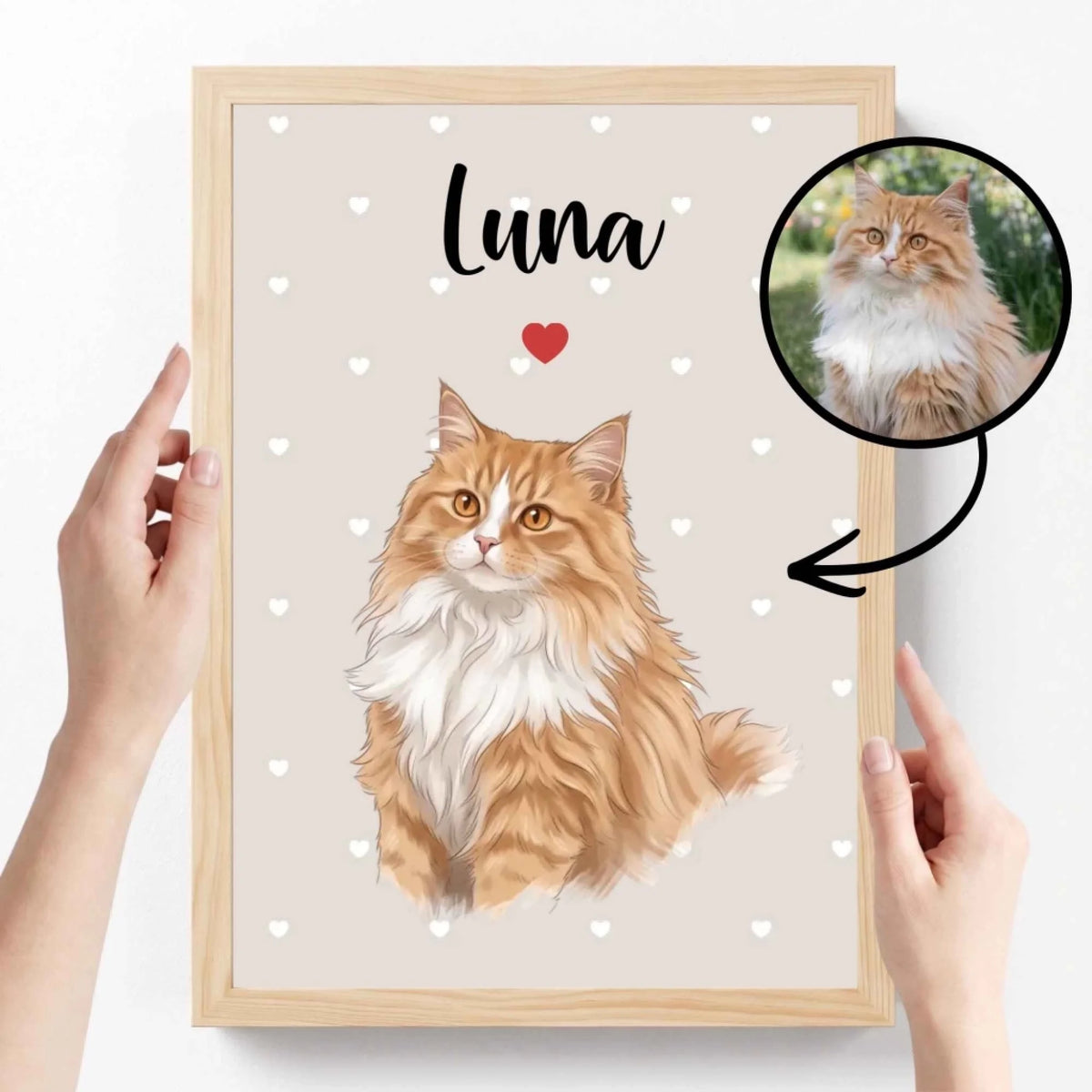 Cadeau Chat Portrait numéro 1 en France Loofie 2